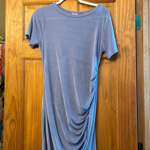Zig Zag Stripe Dresses & Skirts - Blue midi dress